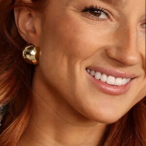 Melinda Maria Button Earrings